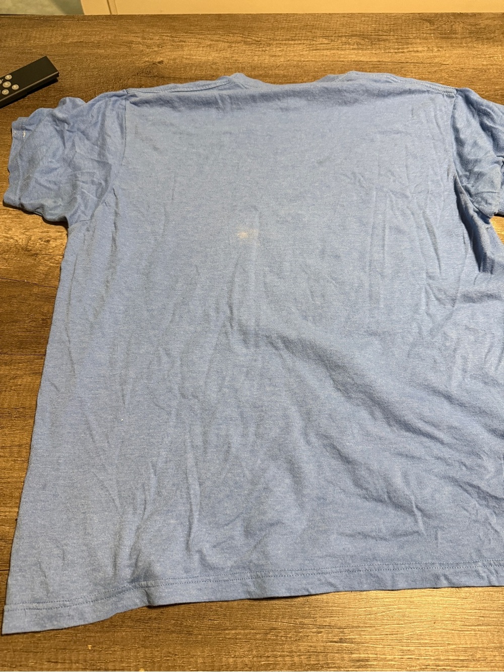 L Schoolhouse Blue Short Sleeve Graphic Tee - Blue/Yellow Print - Picture 4 of 5